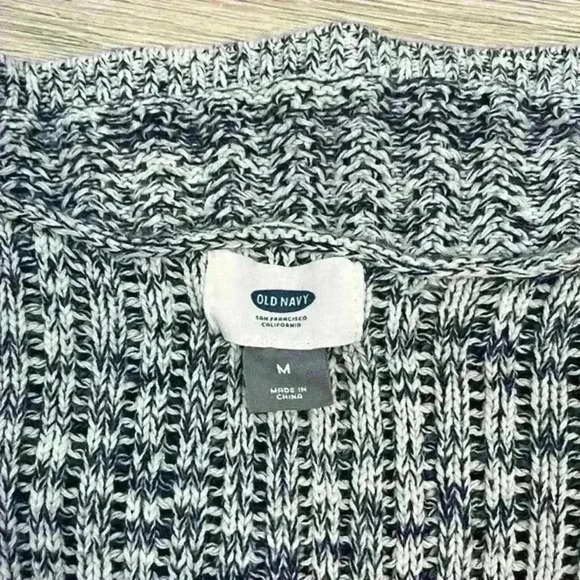 Old Navy Blue & White Pullover Sweater Size M - Picture 5 of 7